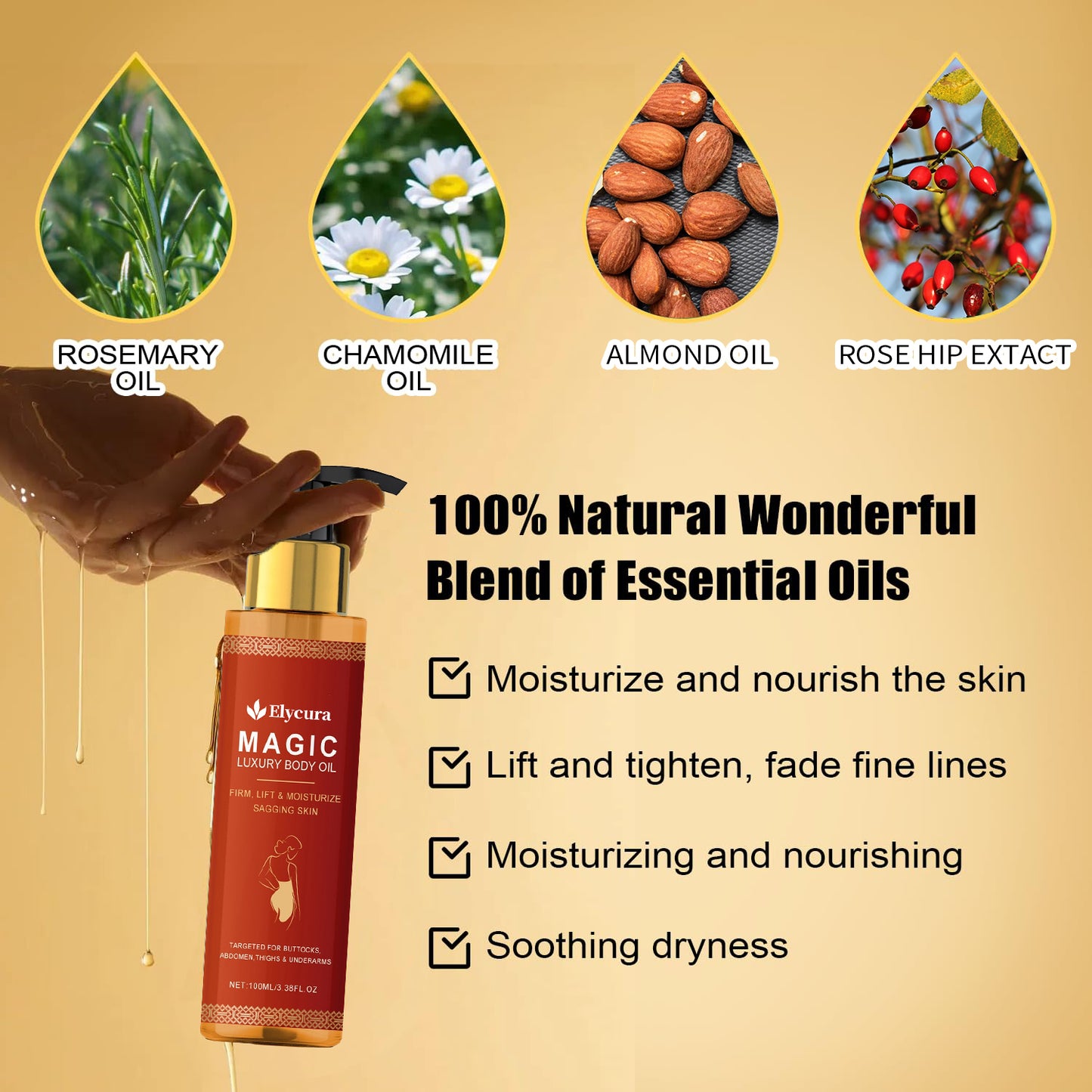Magic Luxury Body Oil Elycura