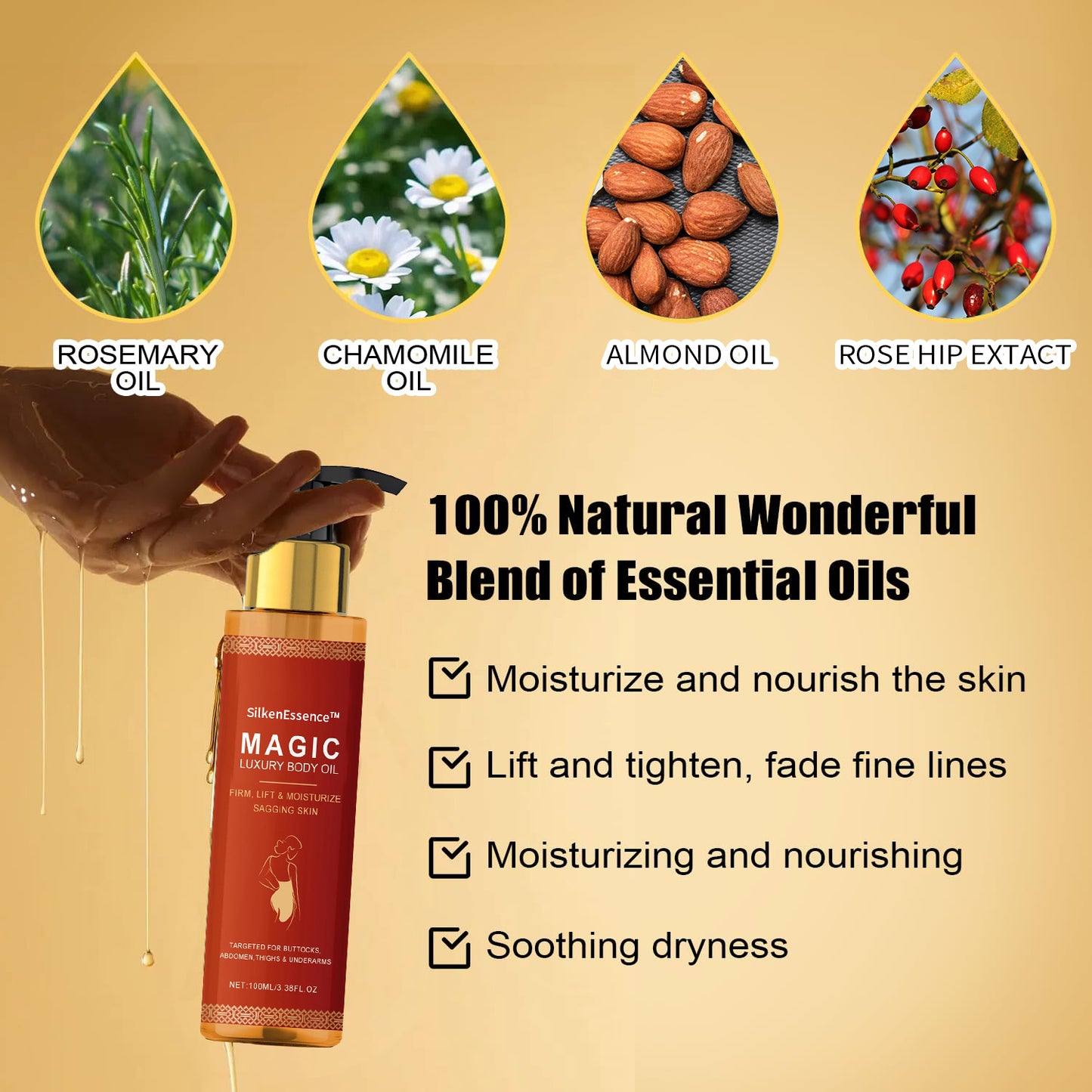 SilkenEssence™ Magic Luxury Body Oil
