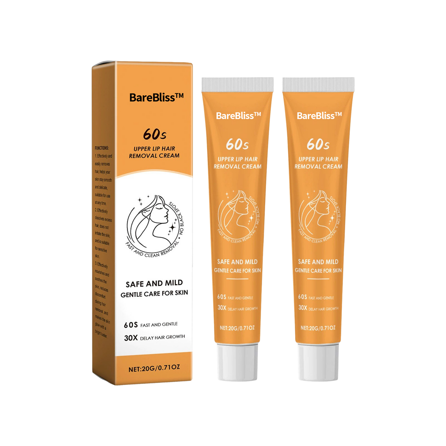 BareBliss™ Lip Hair Removal Cream