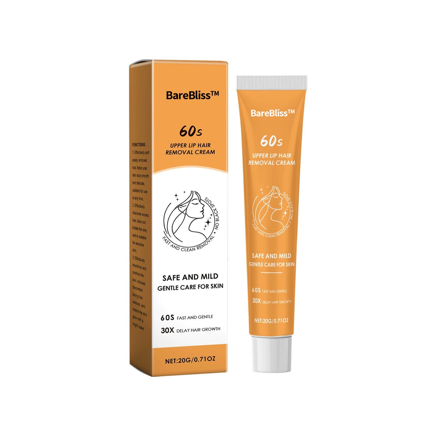 BareBliss™ Lip Hair Removal Cream