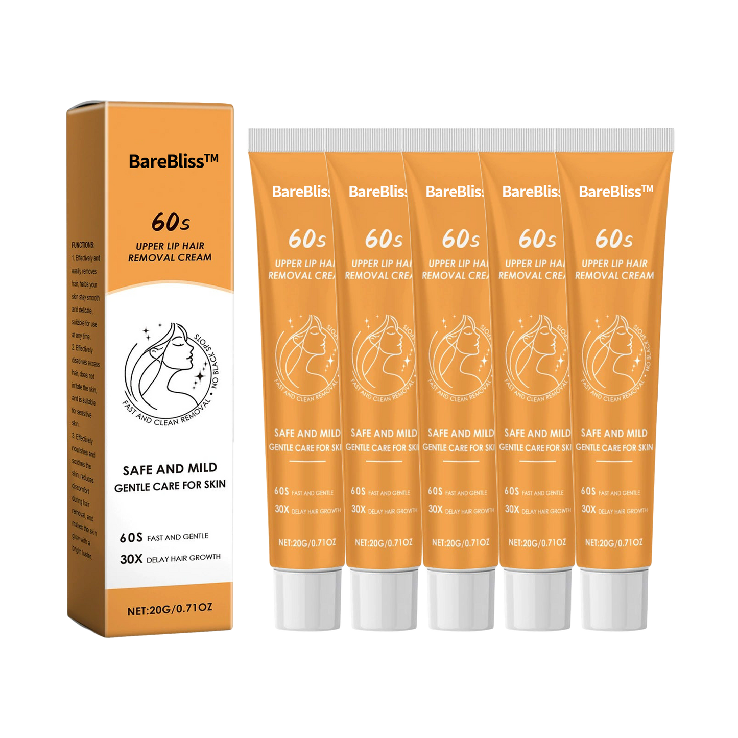 BareBliss™ Lip Hair Removal Cream