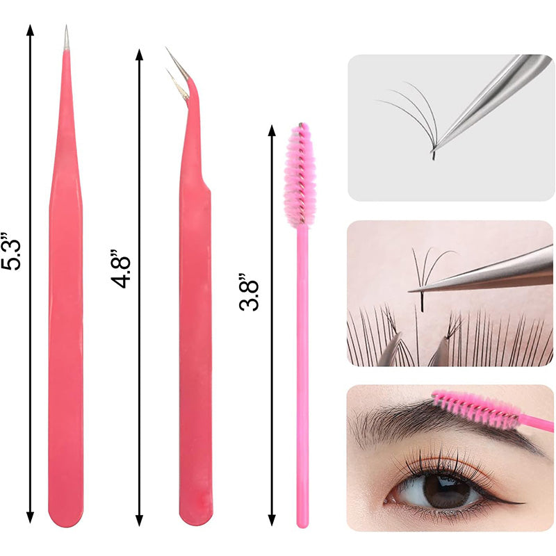 Elycura Fine Tip Lash Tweezers