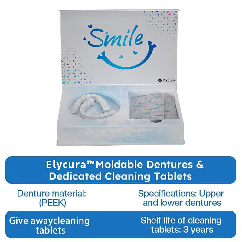 Elycura™ Moldable Dentures 🧑🏽‍⚕️Obtain American Dental Association (ADA) Certification ✅