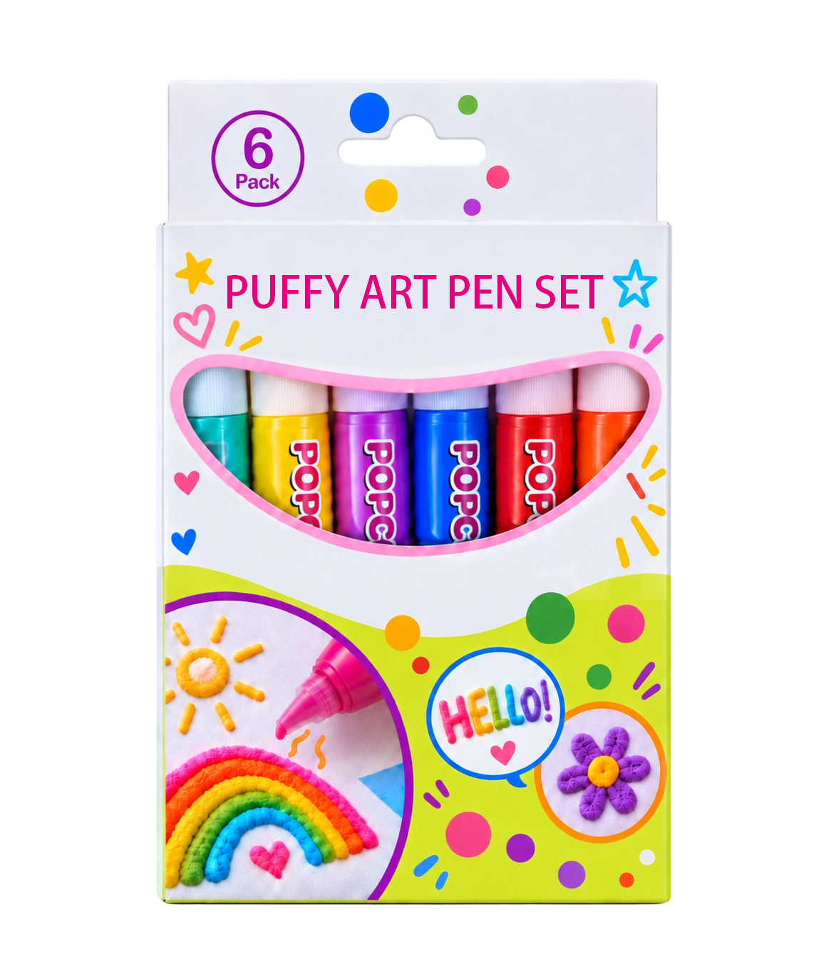 Puffy Art Pen Set