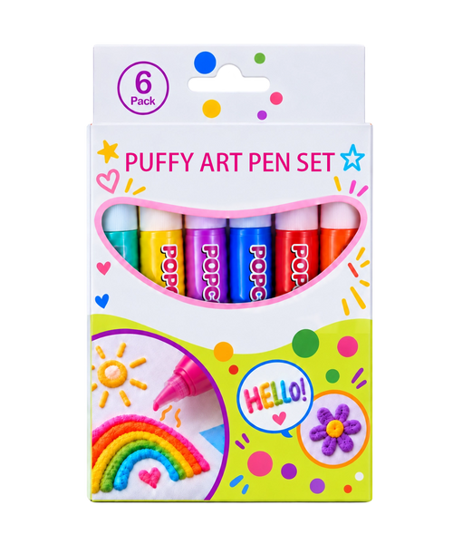 Puffy Art Pen Set
