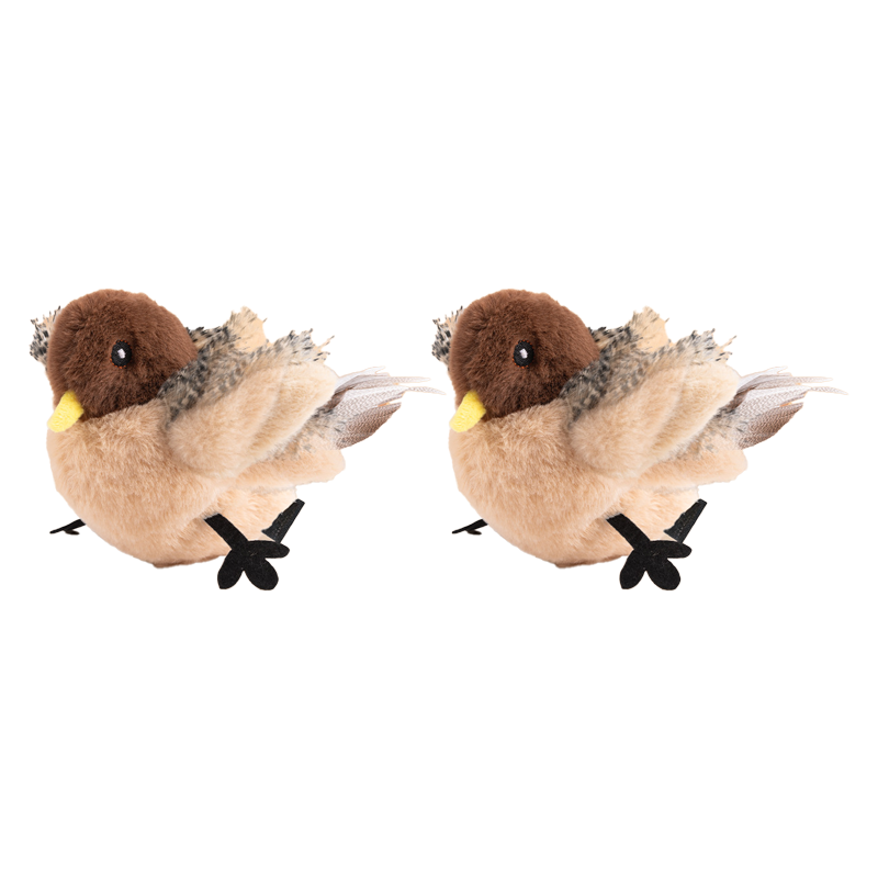 Realistic Bird Cat Toy