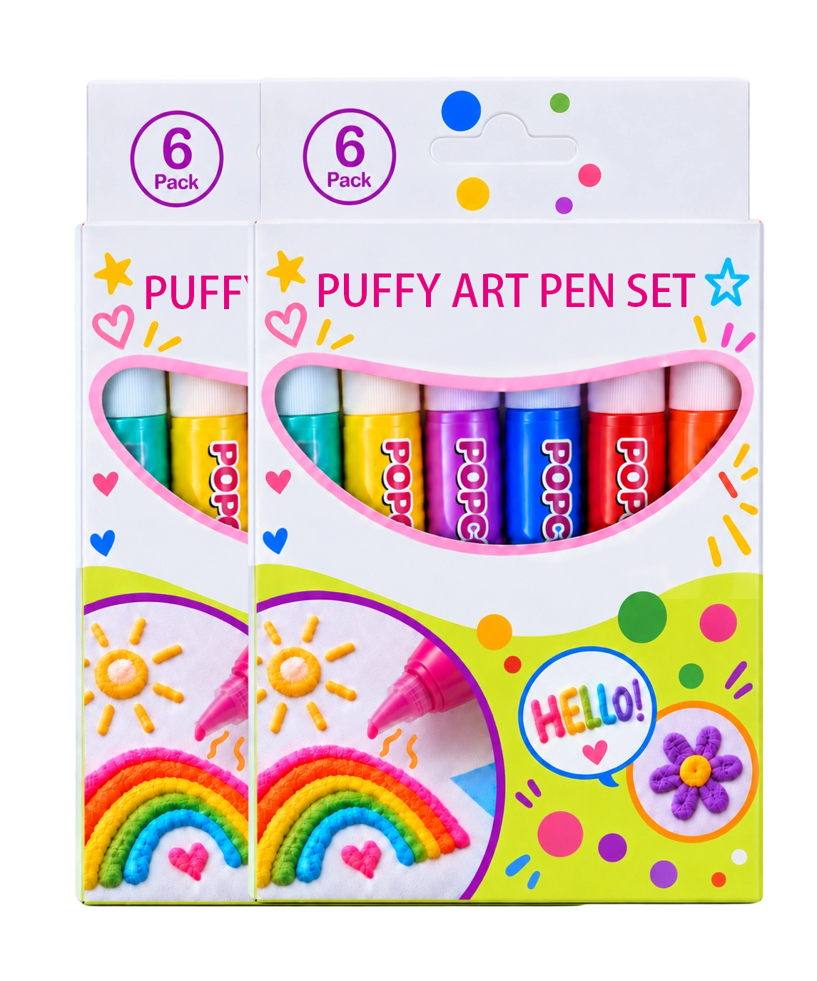 Puffy Art Pen Set
