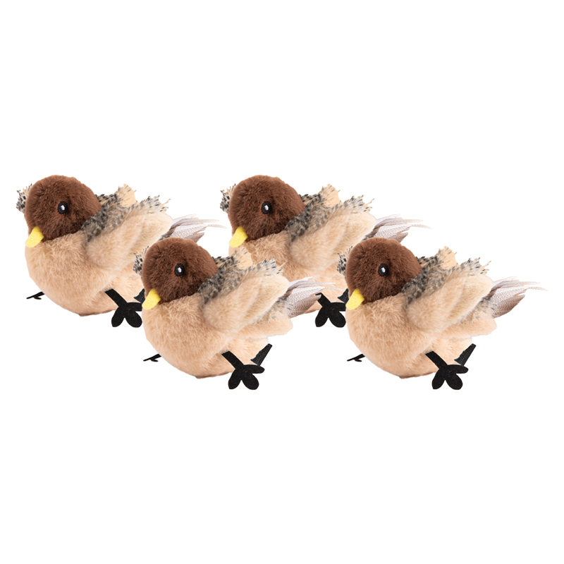 Realistic Bird Cat Toy