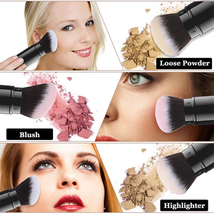 Elycura Portable Kabuki Makeup Brush