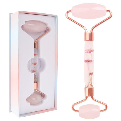 Elycura Rose Quartz Face Roller