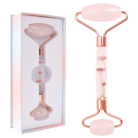 Elycura Rose Quartz Face Roller